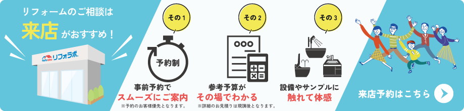 来店のメリット